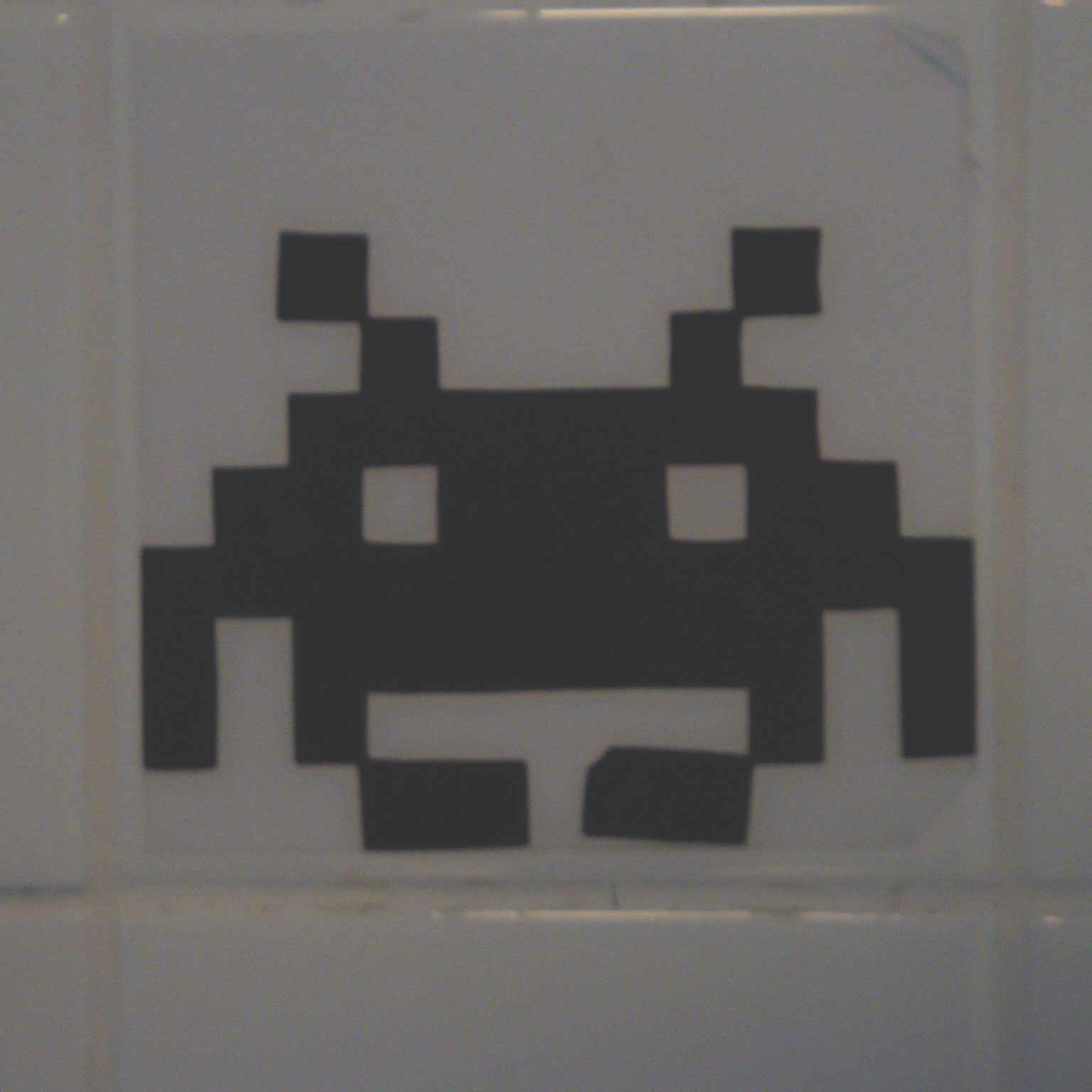 invader in ikea display